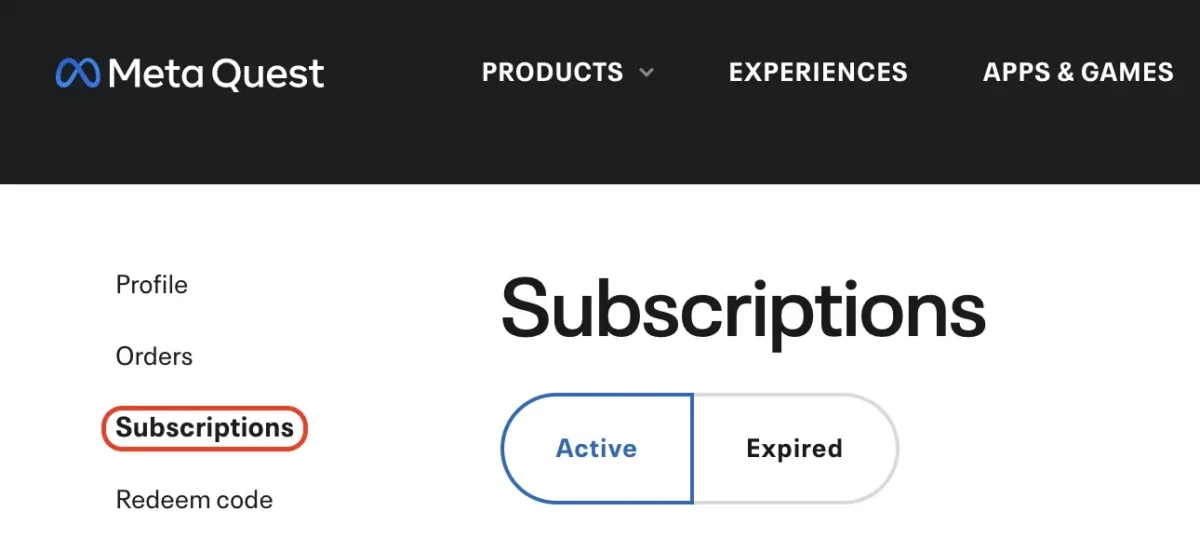 How To Cancel Meta Quest App Subscription
