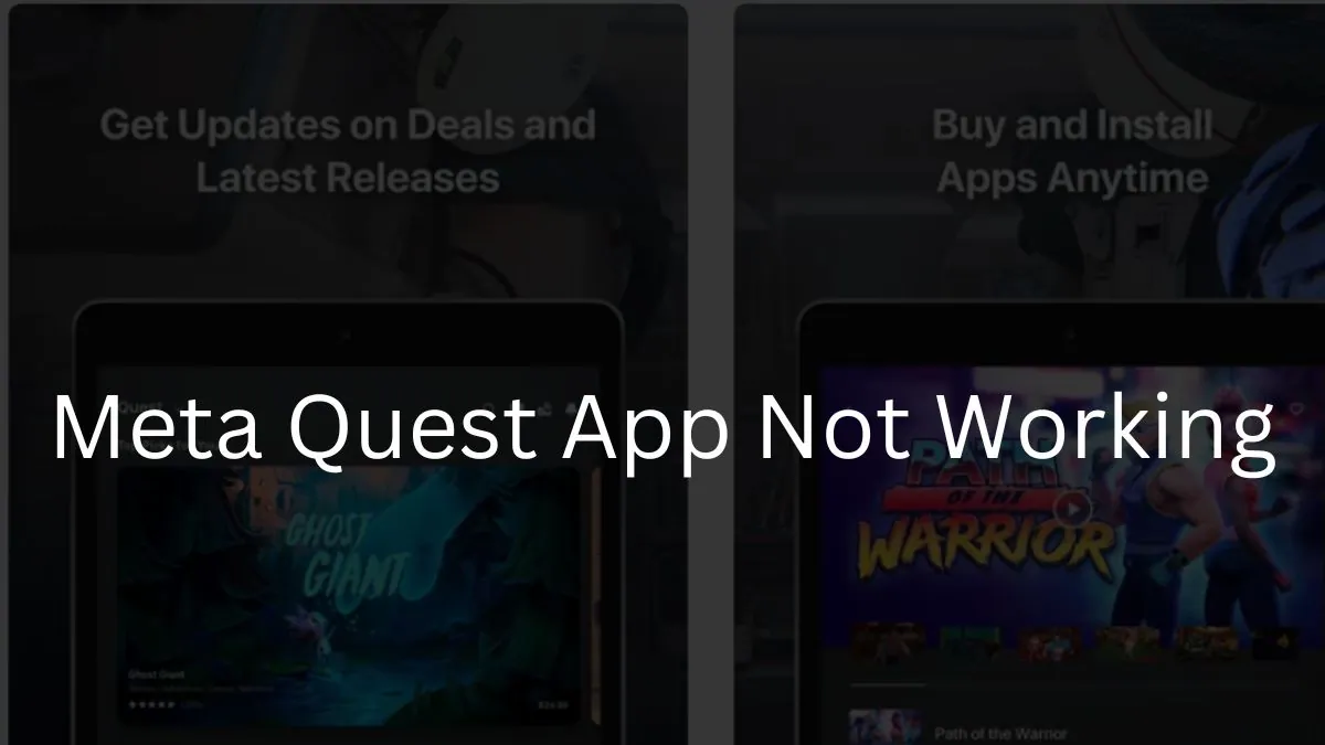 How To Fix Meta Quest App Not Working