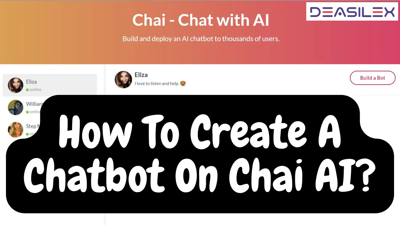 how to create a chatbot on chai AI