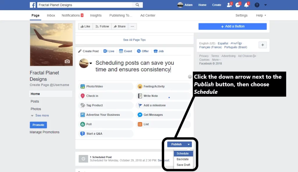 How To Delete A Scheduled Post On Facebook