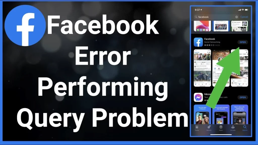 how to fix query error on facebook