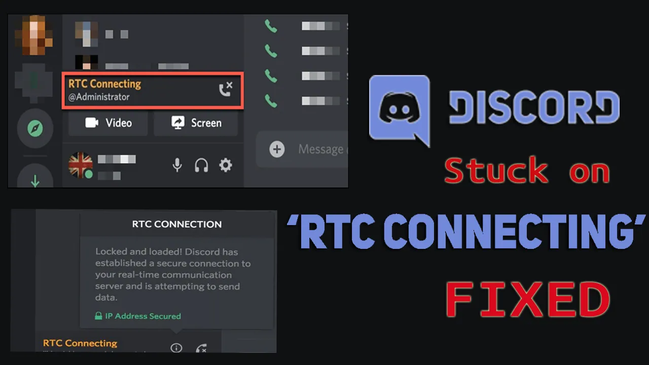 How To Fix Discord Stuck On RTC Connecting