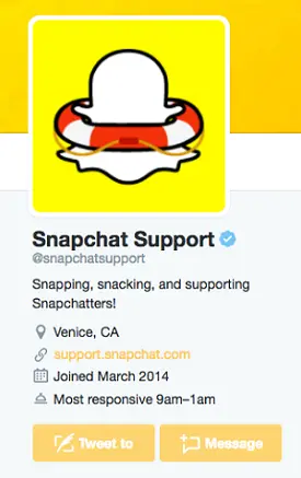 Contact The Snapchat Support Team