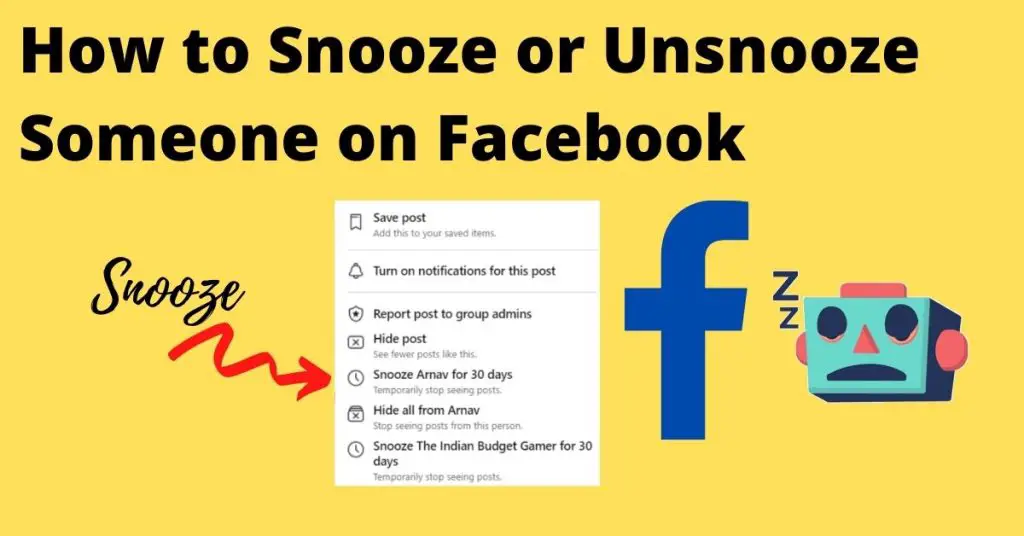How To Snooze Someone On Facebook | Know The Complete Process