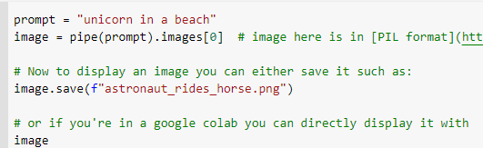 How To Access Stable Diffusion Using Google Colab -  text prompts