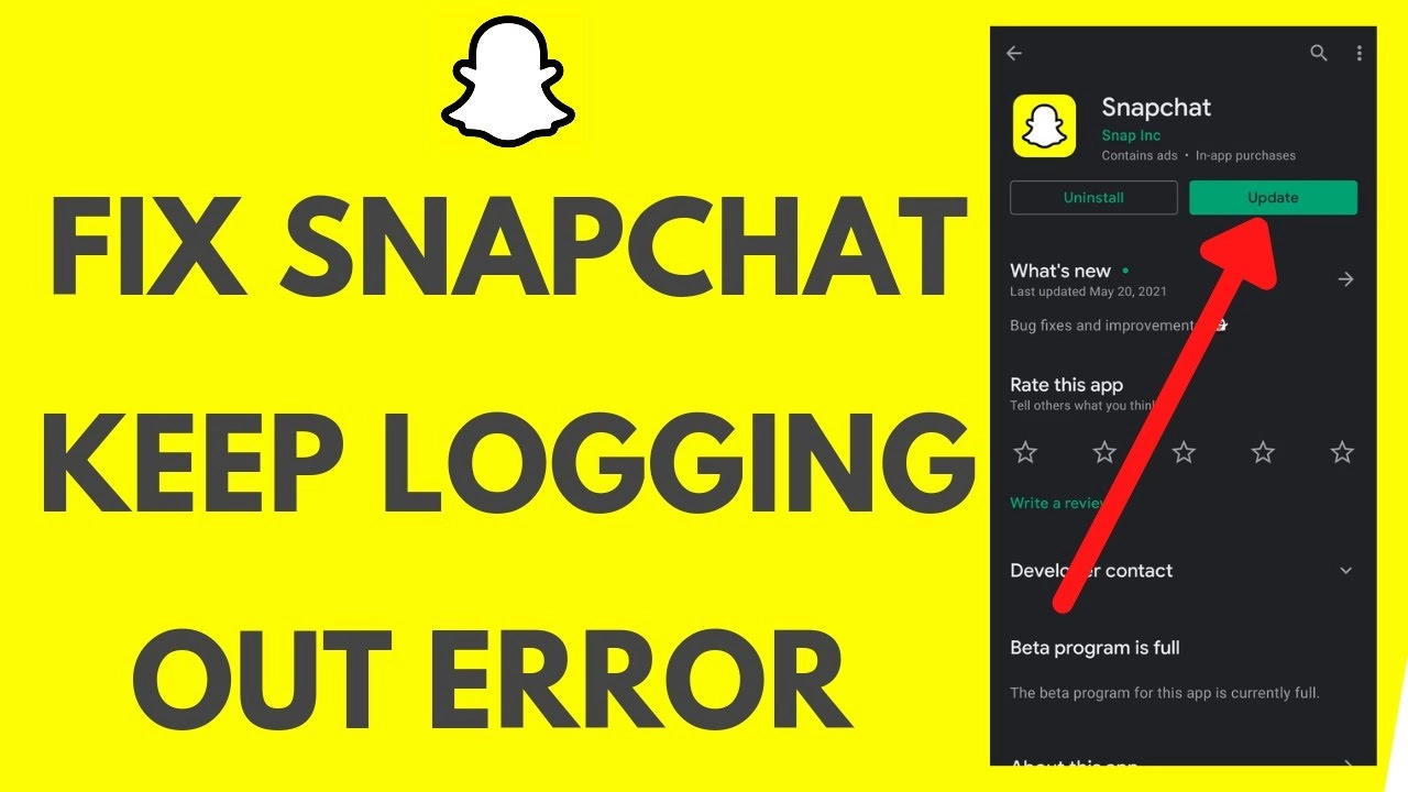How To Fix Snapchat Keeps Logging Out