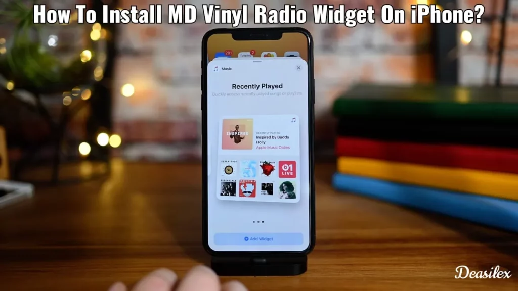 How To Install MD Vinyl Radio Widget On iPhone
