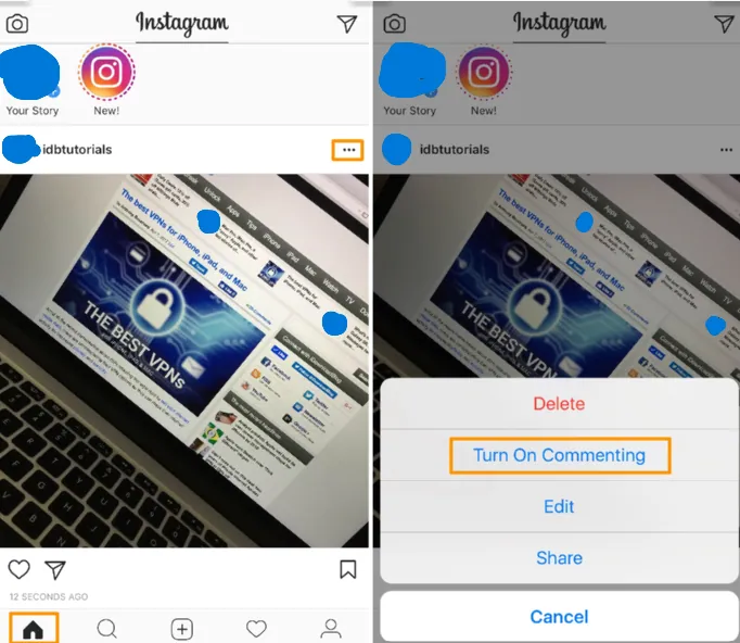 How To Fix Instagram Comment Failed To Post? turn on
