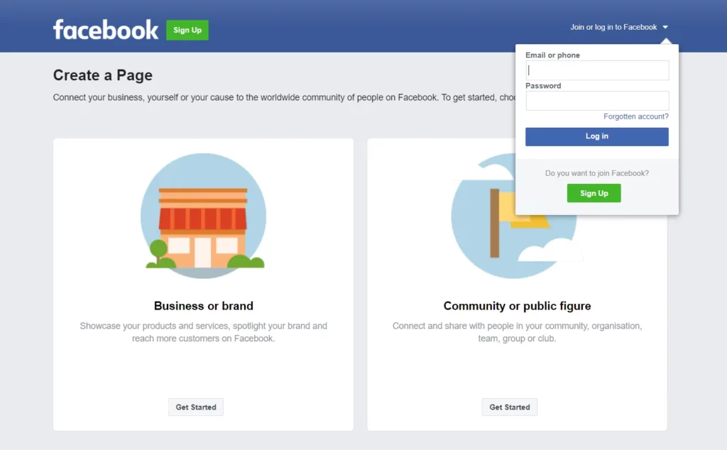 How To Convert Facebook Profile To Page? create page