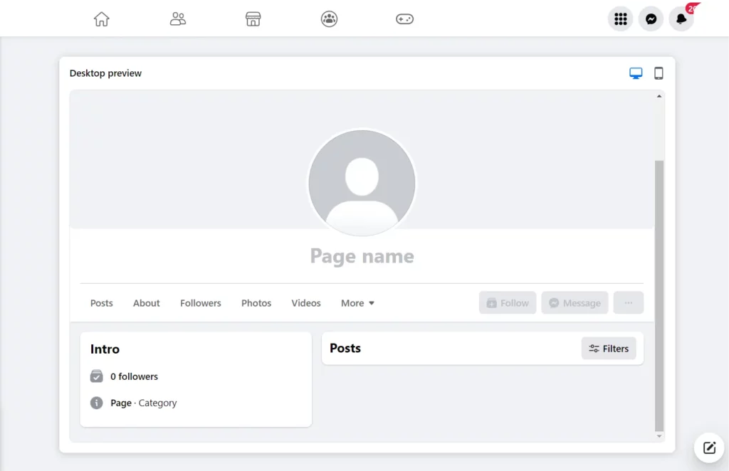 How To Convert Facebook Profile To Page? page name