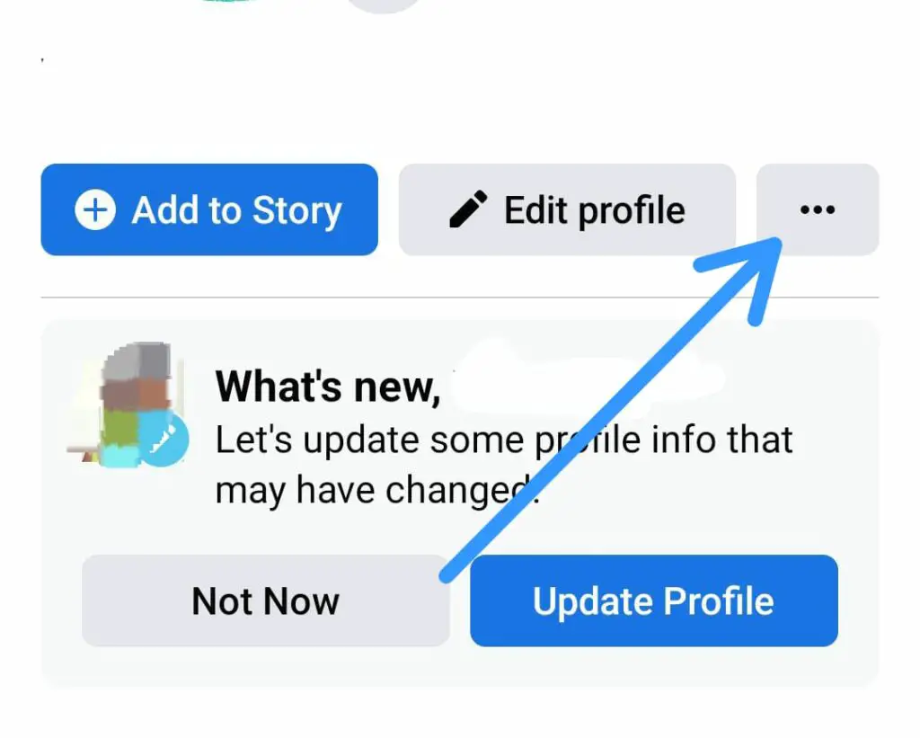 How To Convert Facebook Profile To Page? '...' icon