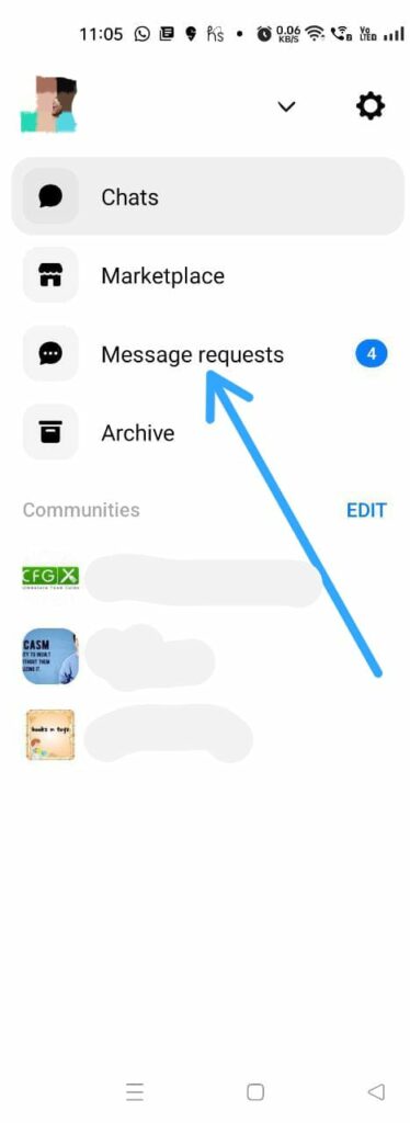 How To Check Facebook Messenger Message Request - messages requests