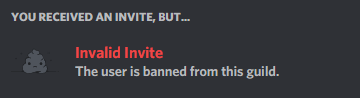 What Does It Mean When Discord Says The User Is Banned From This Guild