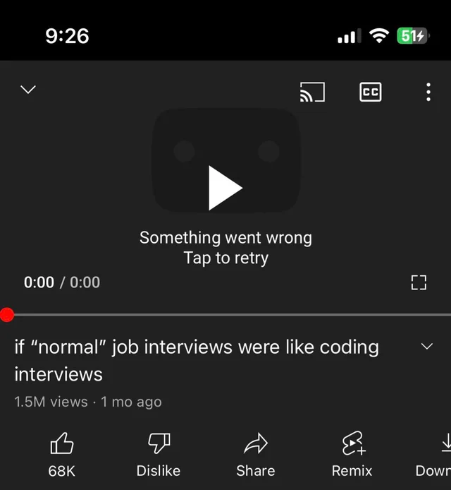 How To Fix Youtube Error Loading Tap To Retry On iPhone