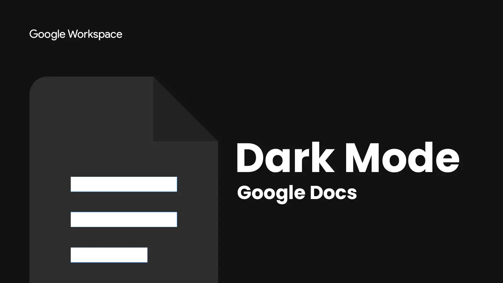 How To Turn On Dark Mode On Google Docs 