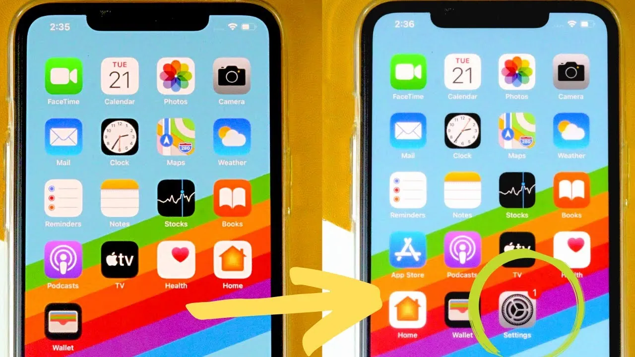 How To Get Settings Icon Back On iPhone