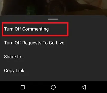 How To Hide Comments When Watching Instagram Live - turn off commenting