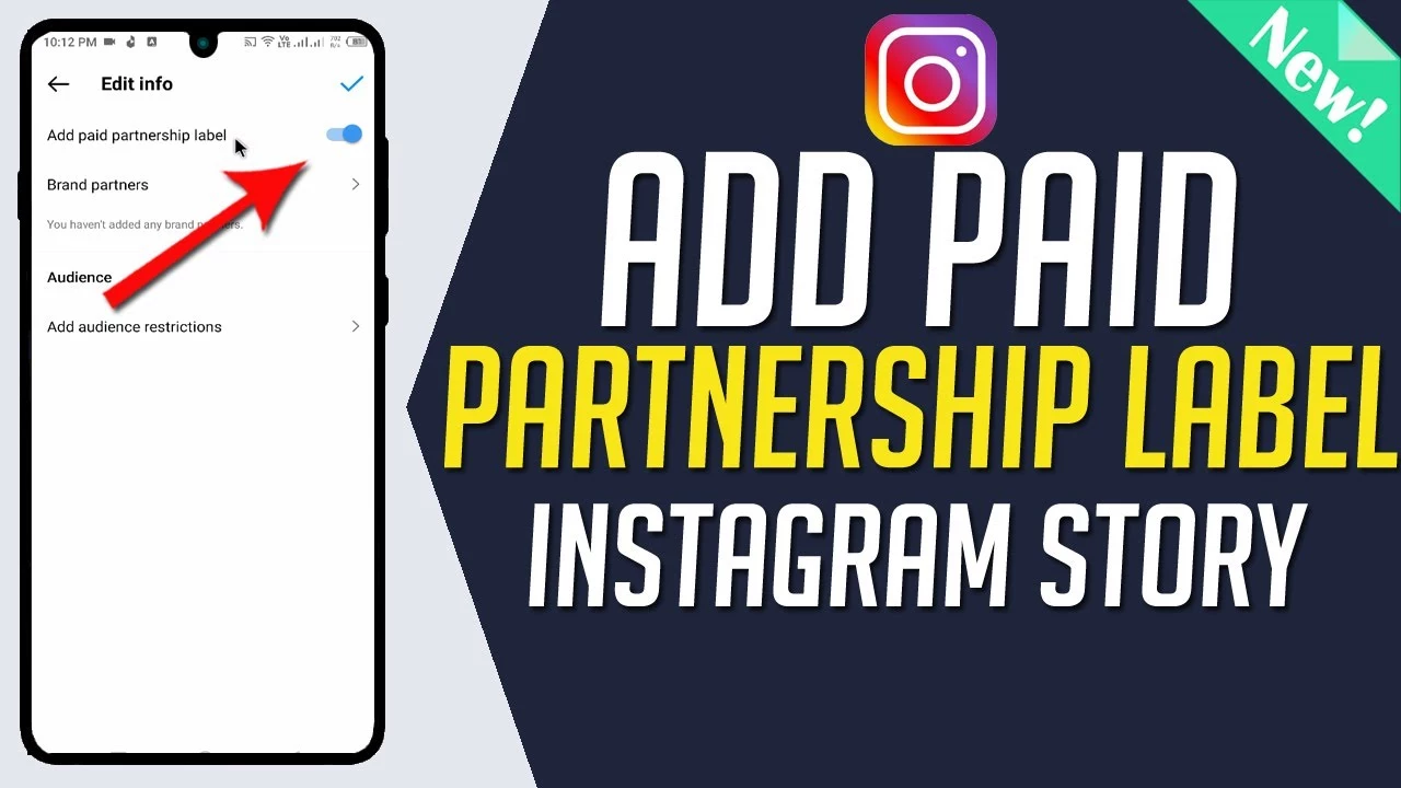 How To Add Paid Partnership Label On Instagram Post And Story