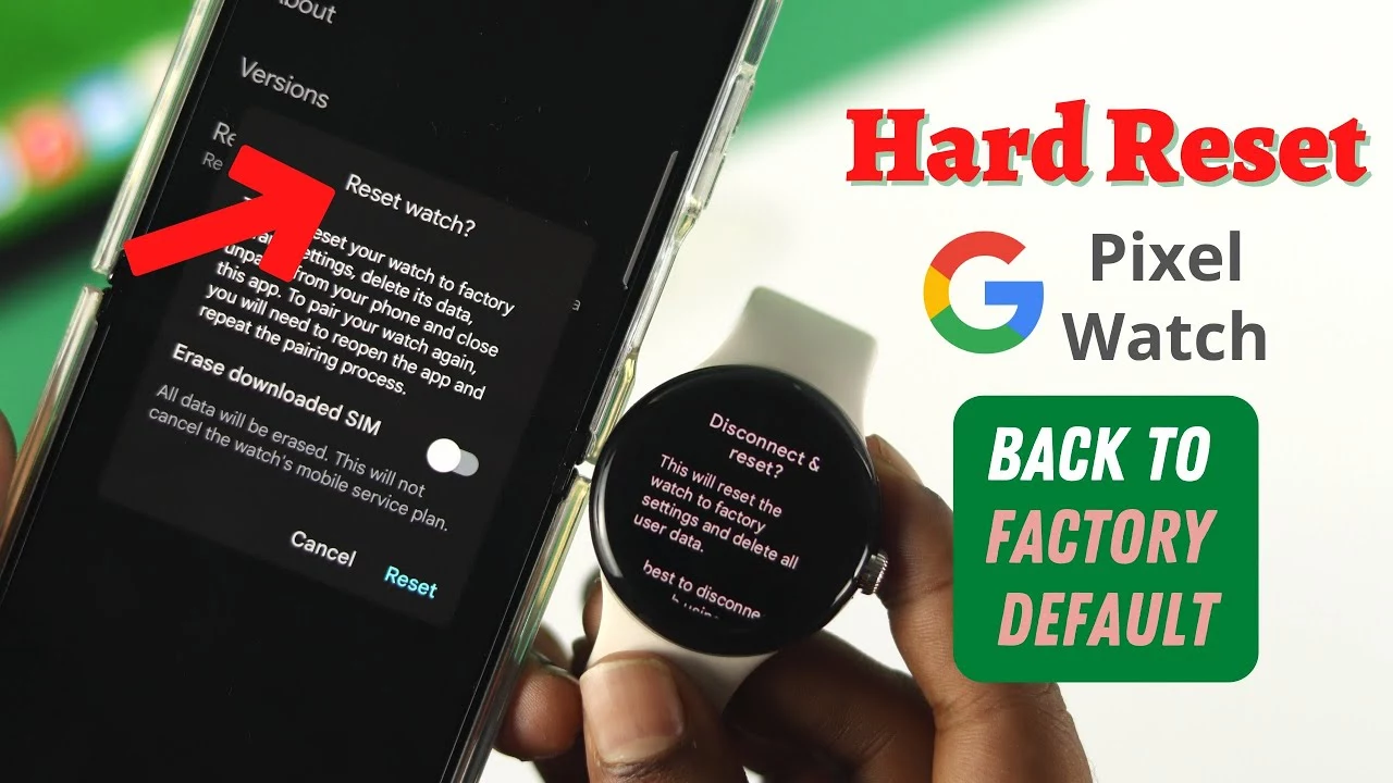 How To Hard Reset Pixel Watch