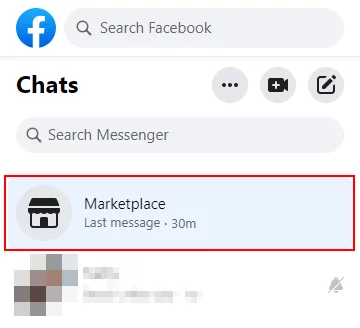 How To Contact Facebook Support For Marketplace? '...' icon