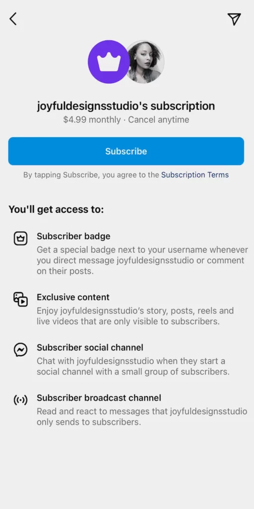 What Is The Instagram Subscription Feature For Creators