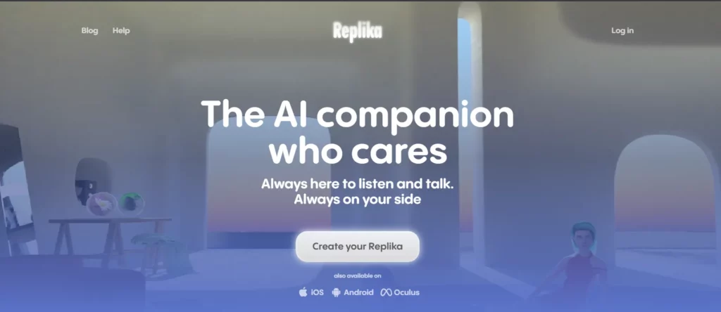 Sites like Character.AI - replika