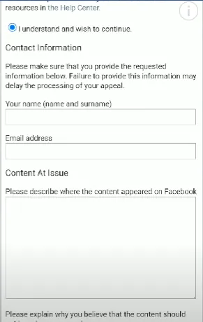 How To Contact Facebook Support For Disabled Account Recovery? content issue