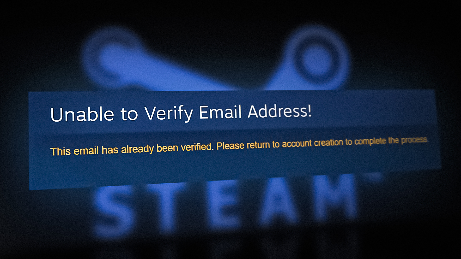 How To Fix “Unable To Verify Email Address In Steam” | Get All The Details
