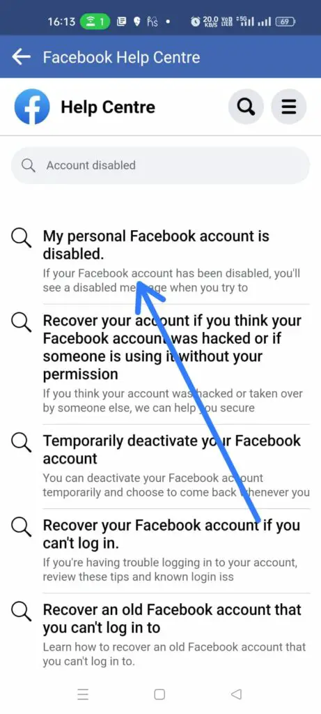 How To Contact Facebook Support For Disabled Account Recovery? my personal