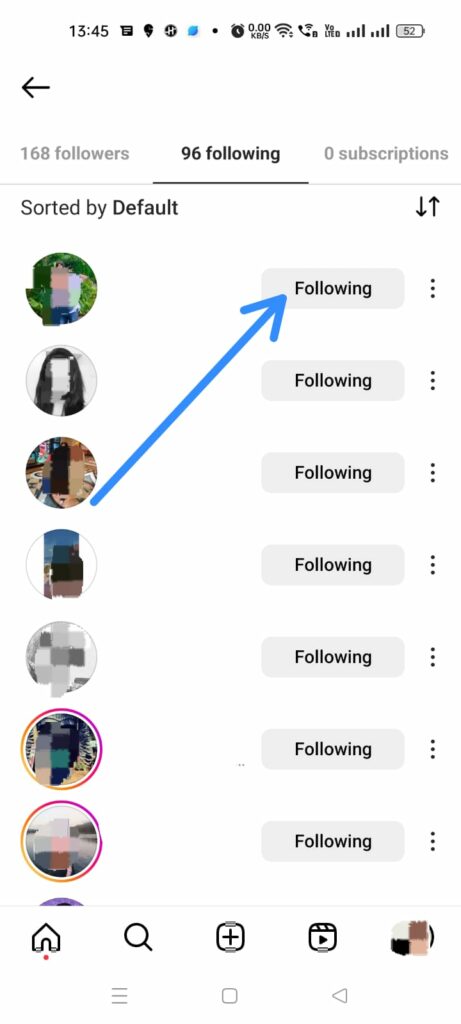 How to Hide the Following List in Instagram? following