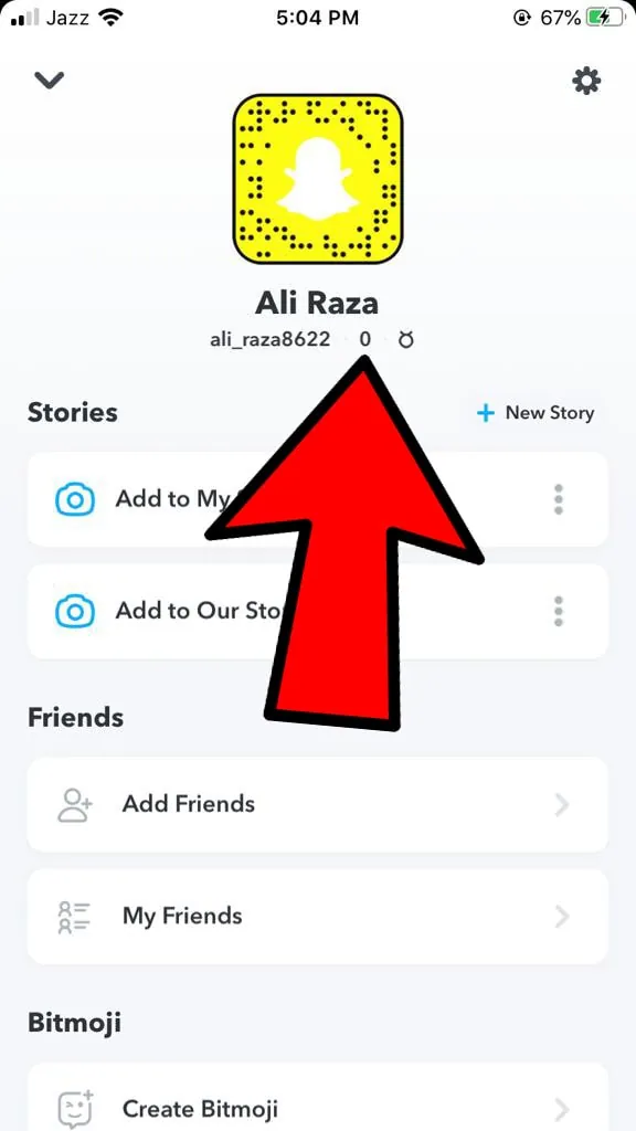 how to hide your snap score