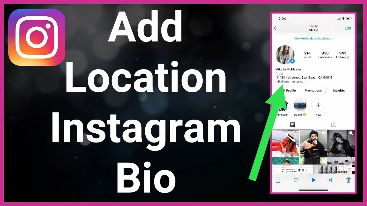How To Add Location On Instagram Bio