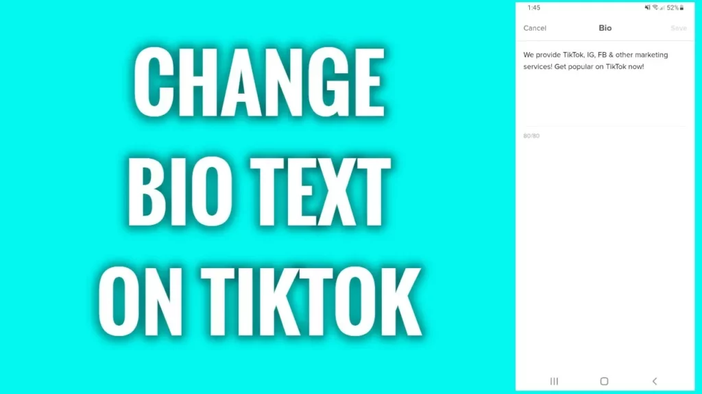 How To Change Bio On TikTok