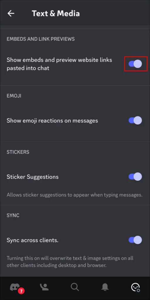 How To Hide Annoying Link Previews In Discord - disable show embeds and preview website links 