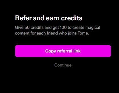 How To Login To Tome App - refer and earn credits