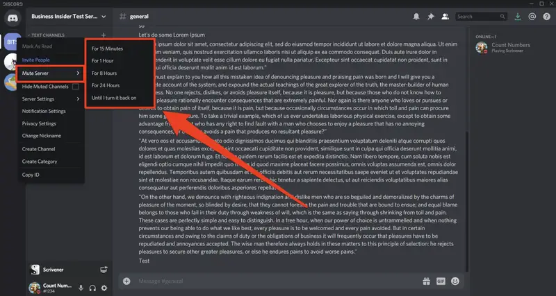How To Hide Annoying Link Previews In Discord- mute server