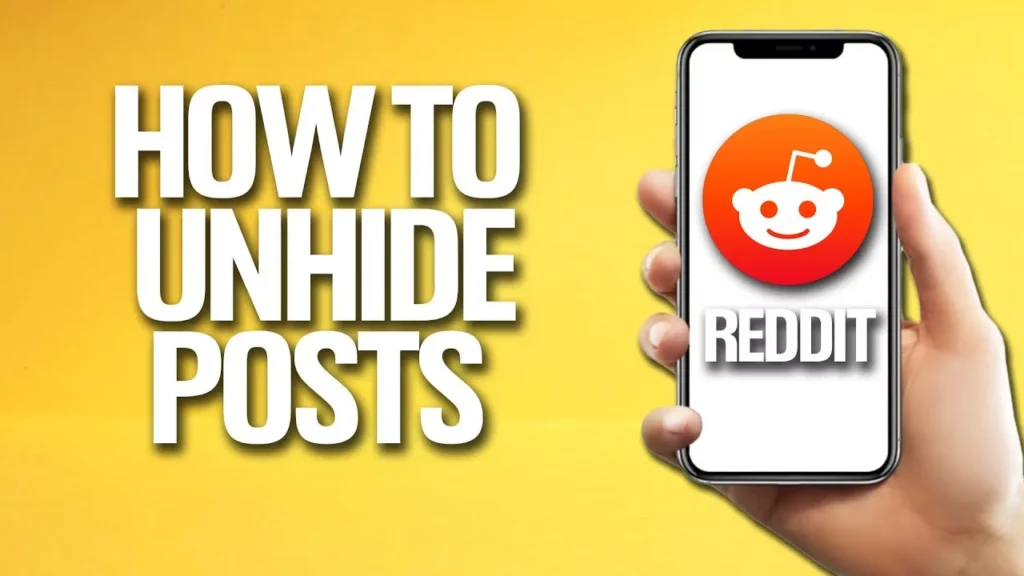 How To Unhide Posts On Reddit