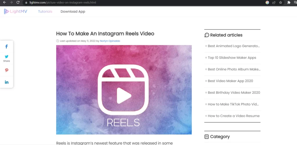 How To Use Instagram Reel Templates? lightmv