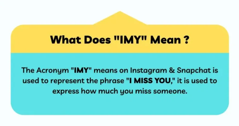 What Does IMY Mean On Snapchat? meaning