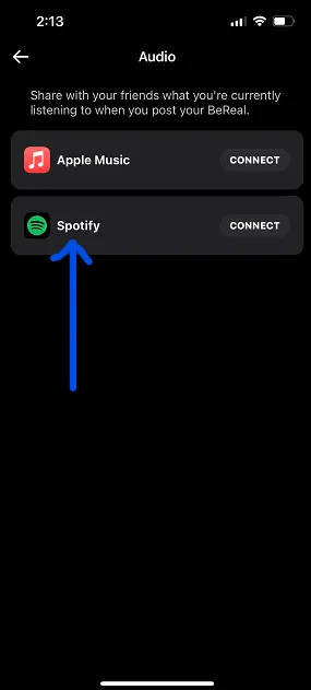 How To Connect Spotify To BeReal? - spotify
