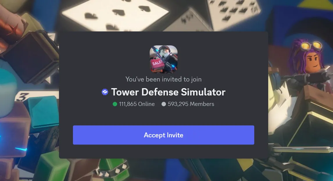 Tower defense simulator discord