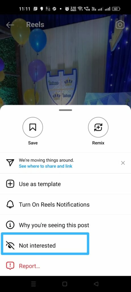 How To Remove Suggested Reels On Instagram? not interested