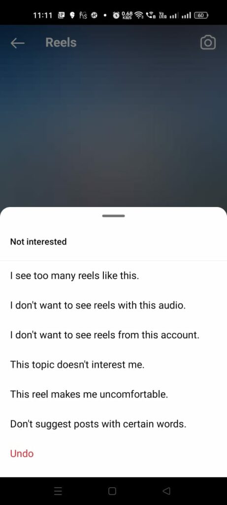 How To Remove Suggested Reels On Instagram? select