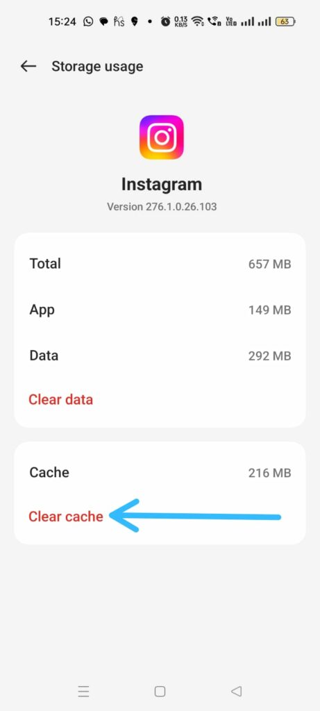 How To fix Why Can't I Add Music to My Instagram Reels? clear cache