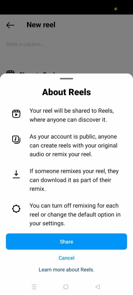 How To Share Instagram Reel To Facebook Business Page? share