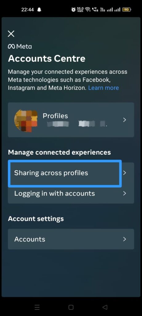 How To Automatically Share Your Instagram Reels To Your Facebook Page - sharing across profiles