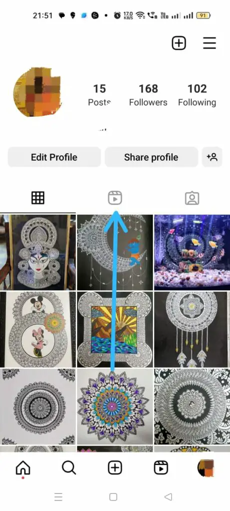 How To Post Saved Reels On Instagram? Reels icon