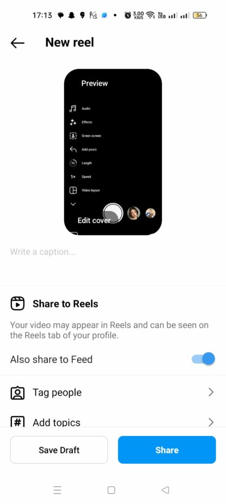 How to Rearrange Clips in Reels on an Android - preview