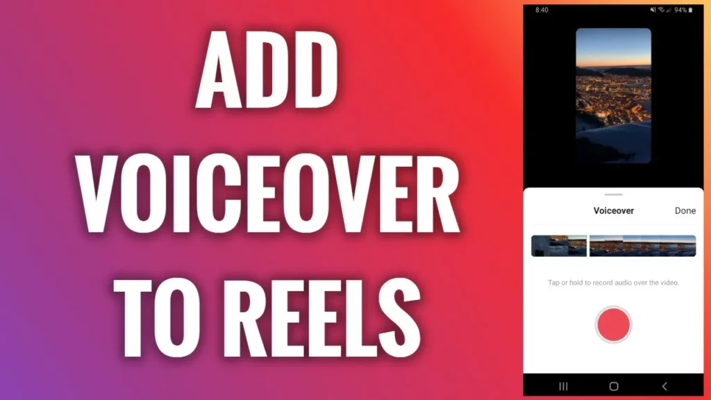 How To Add Voiceover To Reels?
