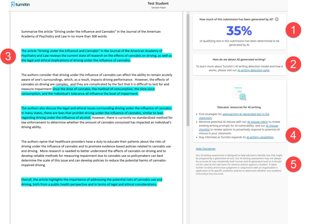 How does Turnitin detect ChatGPT